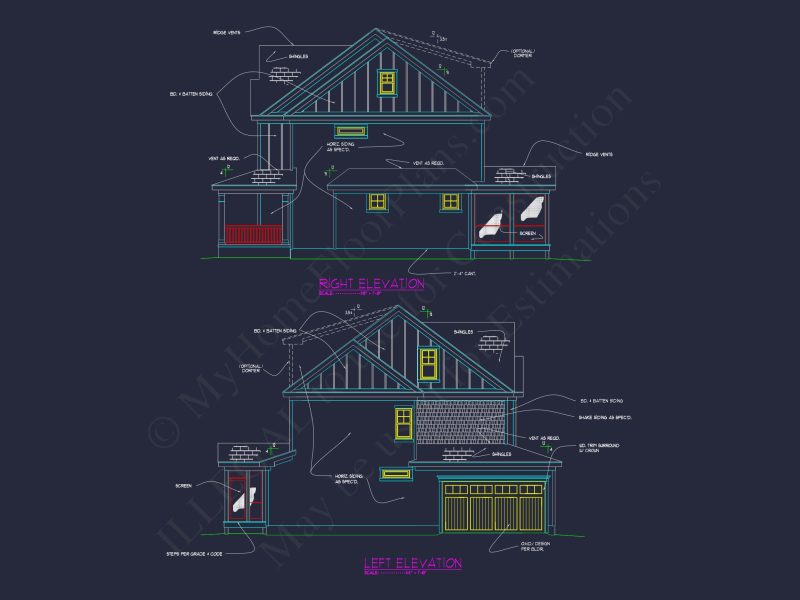 2, 300 Sq. Ft. Craftsman house Design