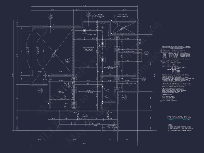 2872 SqFt 4-Bedroom Traditional house Plan & Blueprint