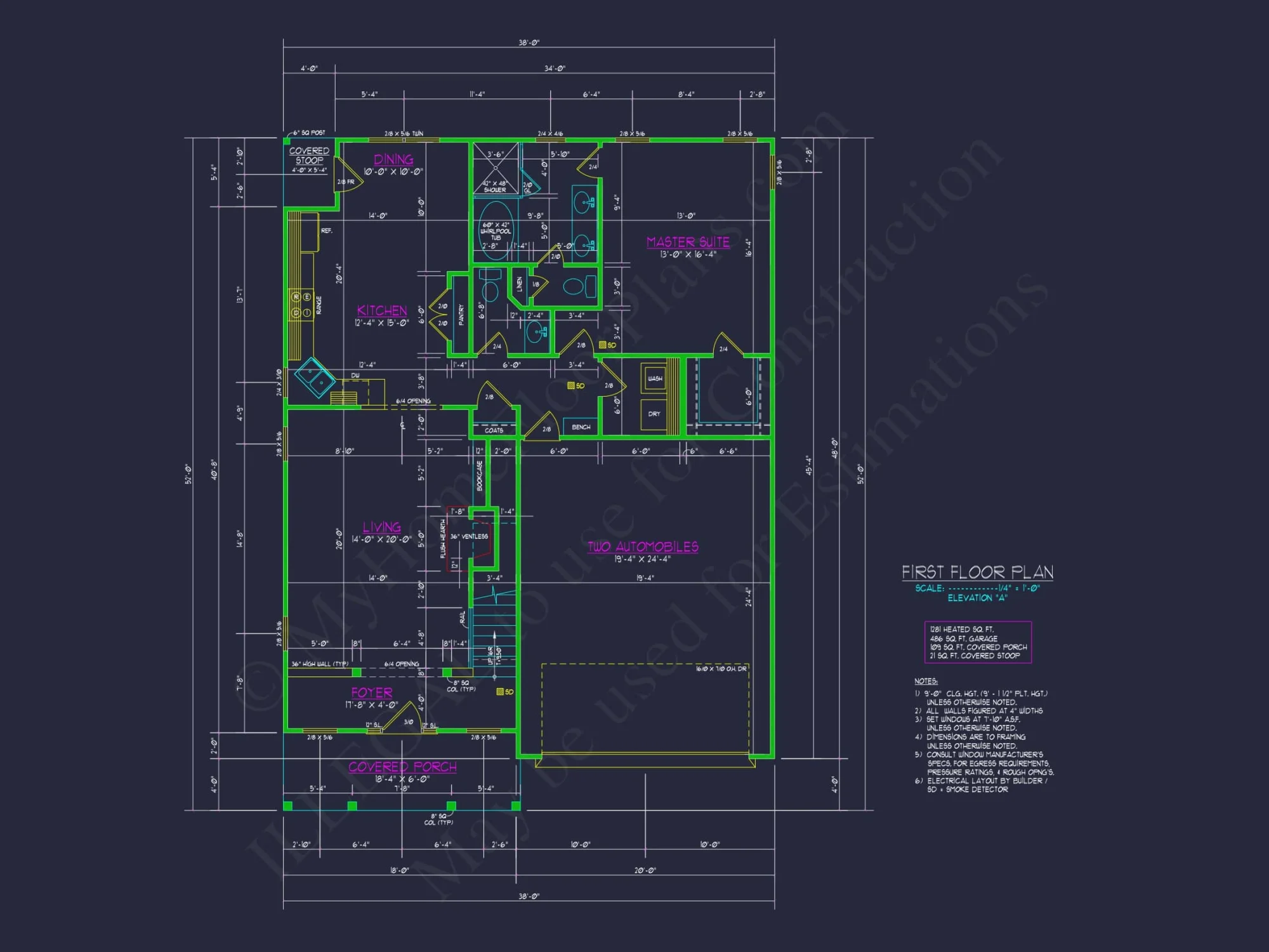 3 Bedroom house Plan with CAD Blueprints for Modern Designs