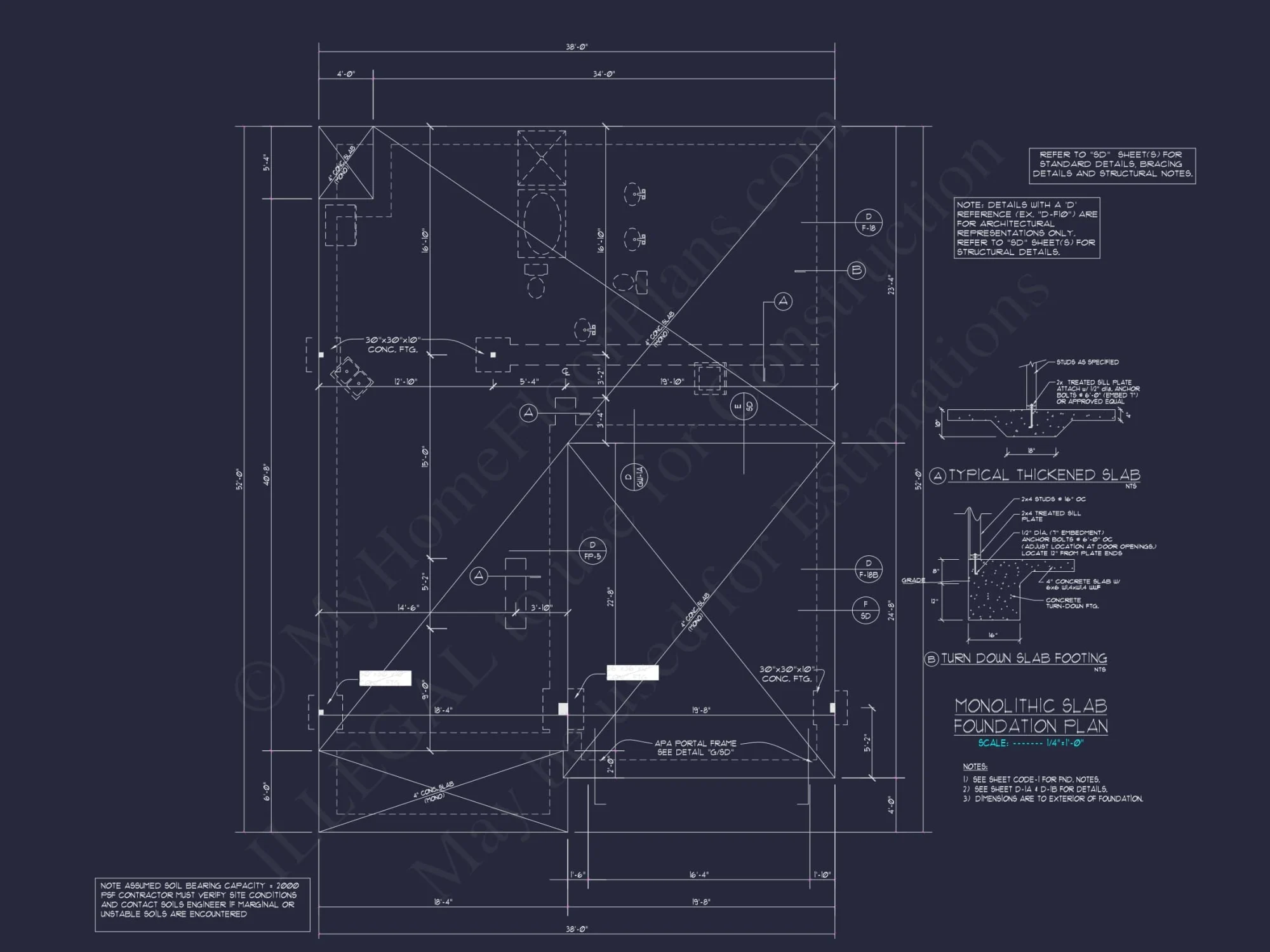 3 Bedroom house Plan with CAD Blueprints for Modern Designs
