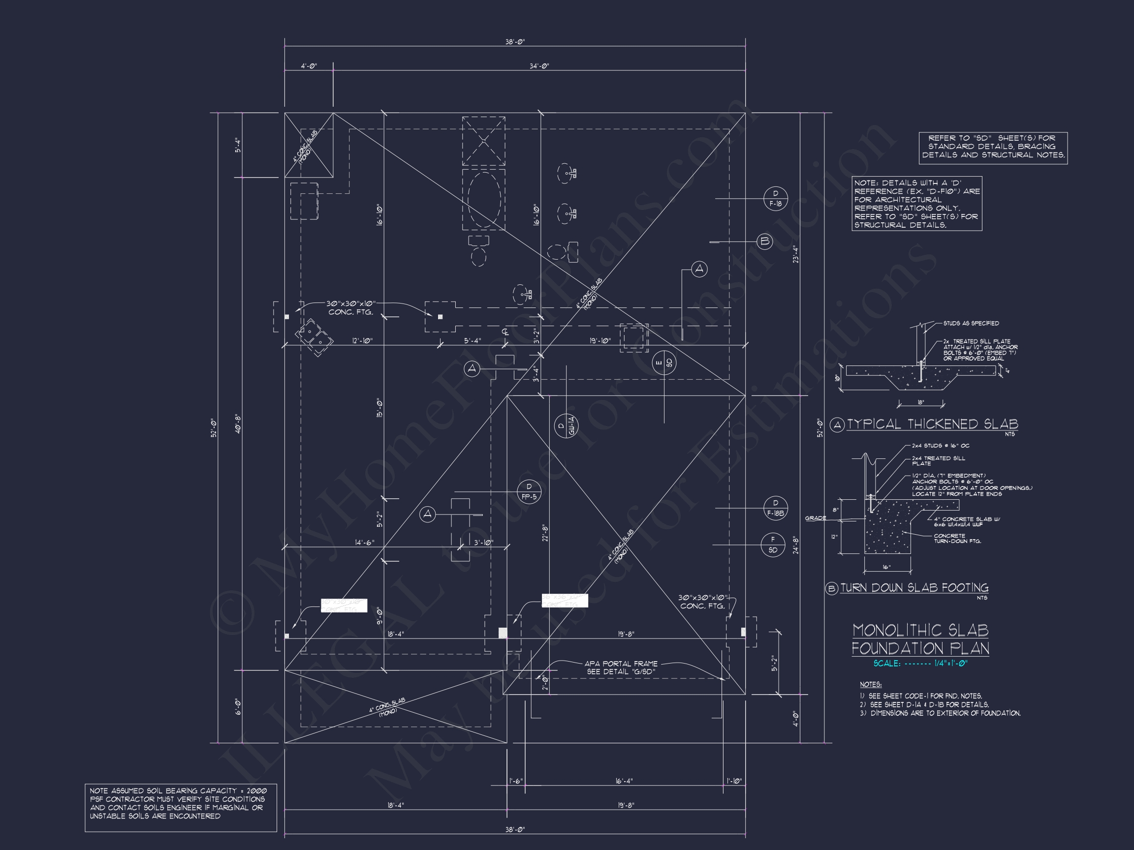 3 Bedroom Home Plan with CAD Blueprints for Modern Designs