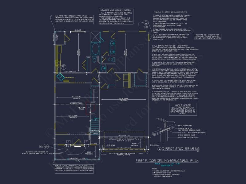 3 Bedroom house Plan with CAD Blueprints for Modern Designs