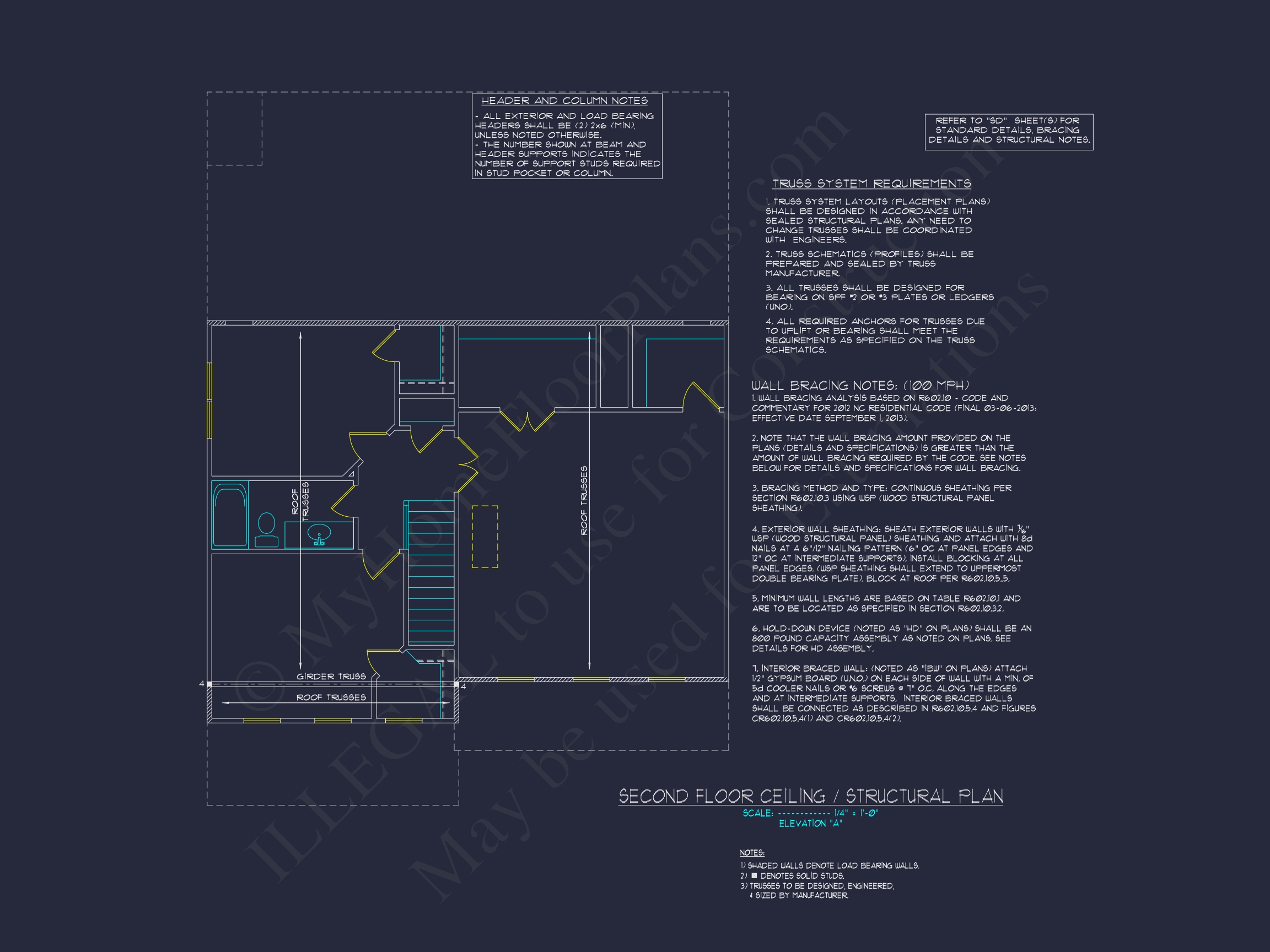 3 Bedroom Home Plan with CAD Blueprints for Modern Designs