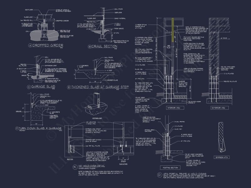 3 Bedroom house Plan with CAD Blueprints for Modern Designs