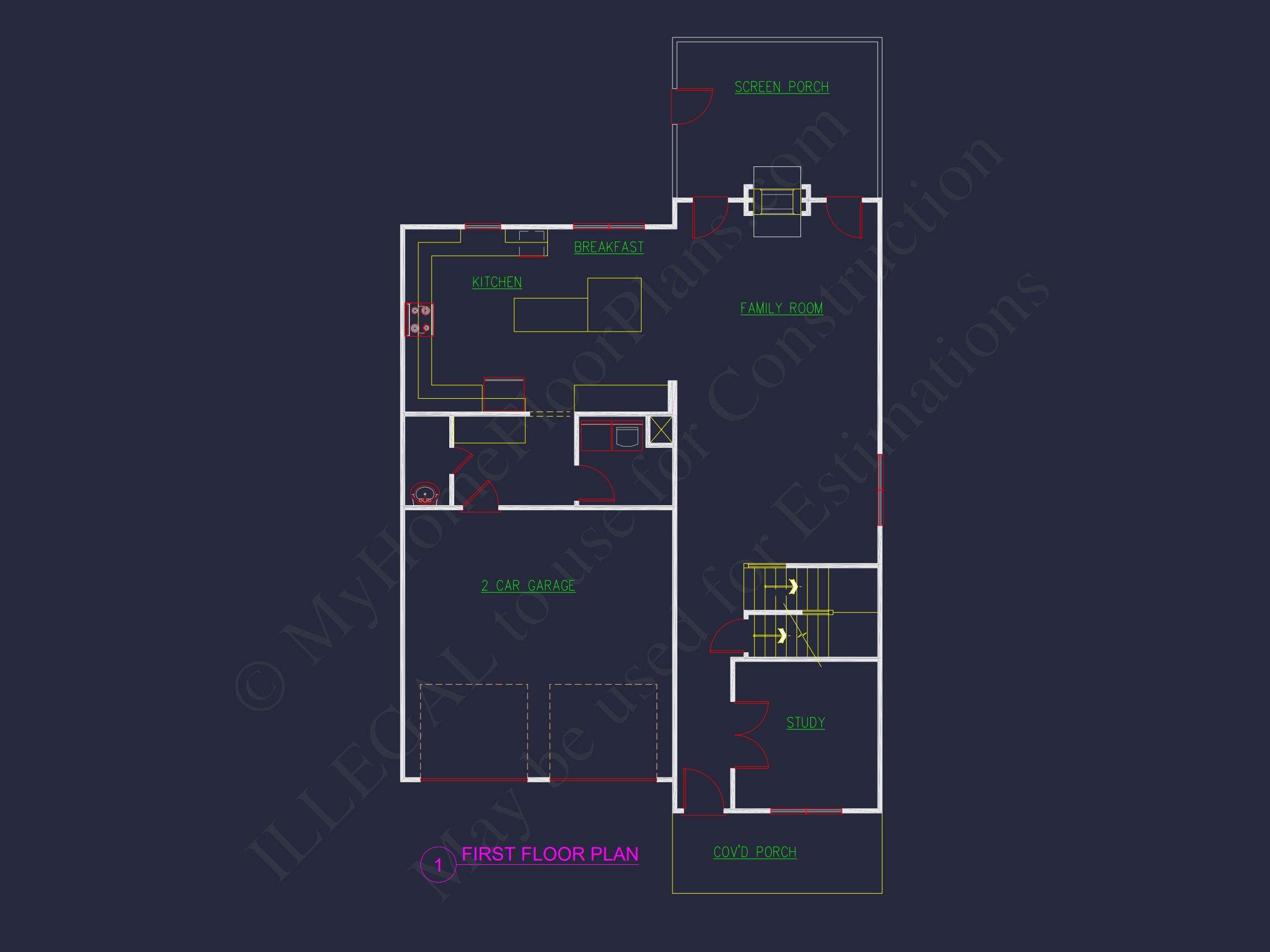3-Story Craftsman house Plans with Blueprint & CAD Designs
