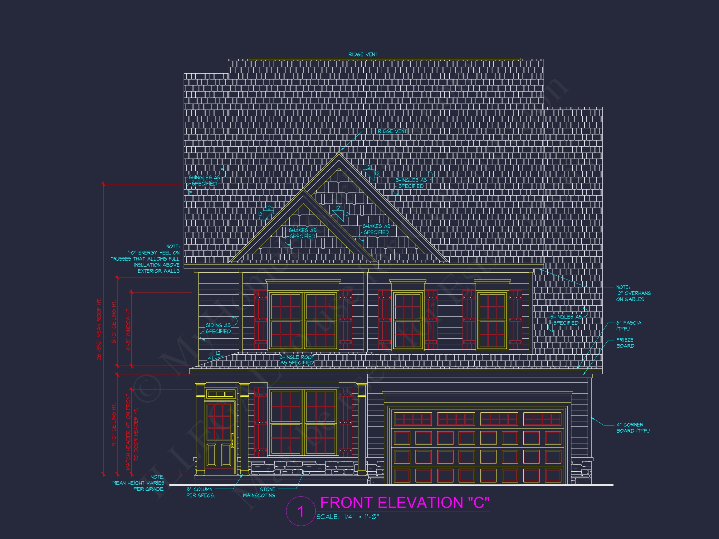 3-Story Home Plan with 5 Bedrooms,CAD Designs,and Bonus Features