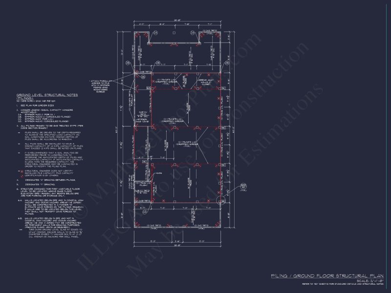 3-Story house Plan with CAD Designs & Vaulted Ceilings