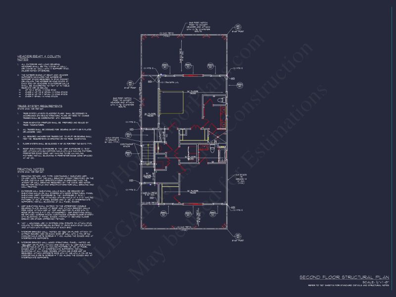 3-Story house Plan with CAD Designs & Vaulted Ceilings