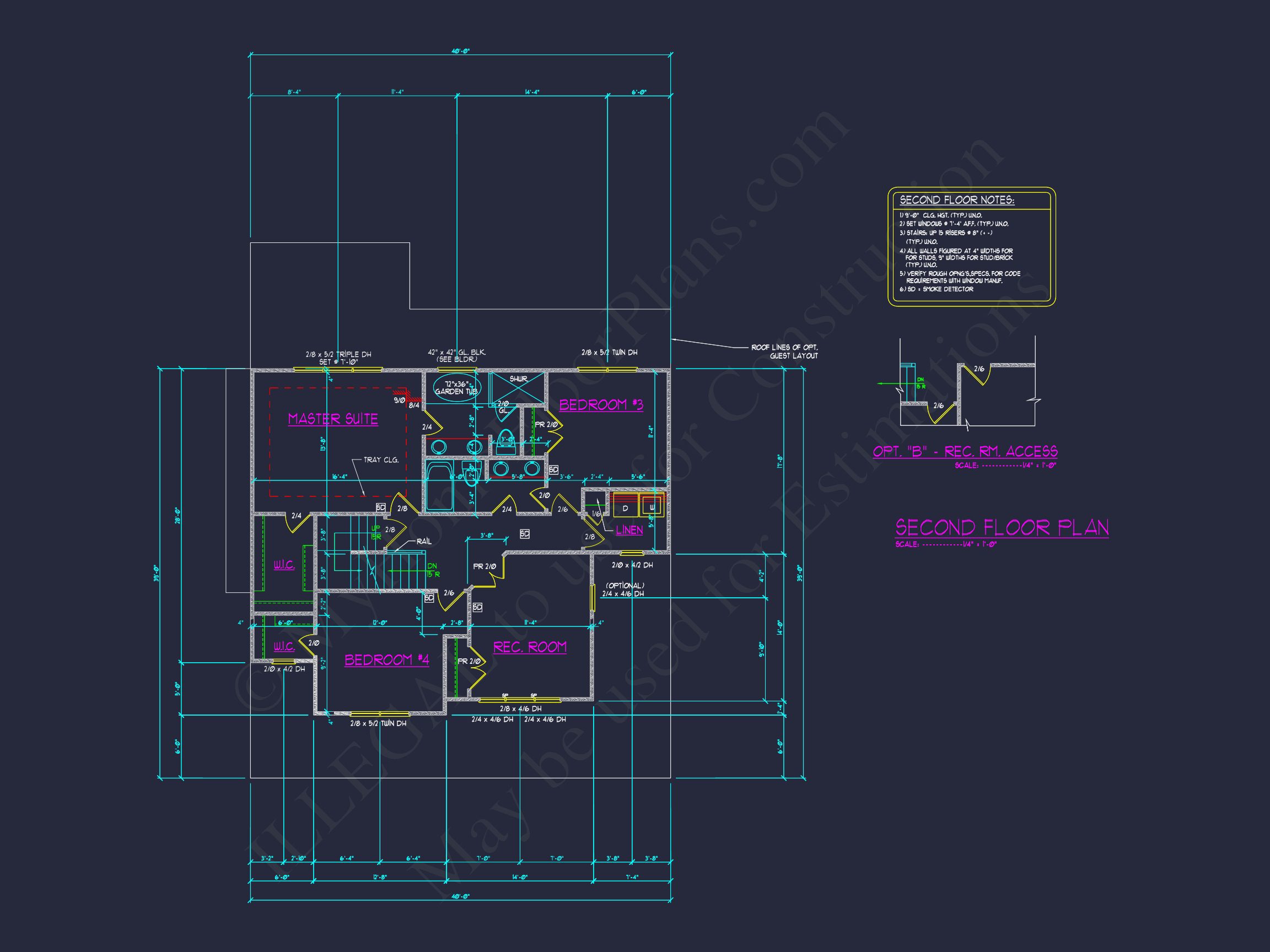 3-Story house Design with CAD Blueprint & Open Floor Plan