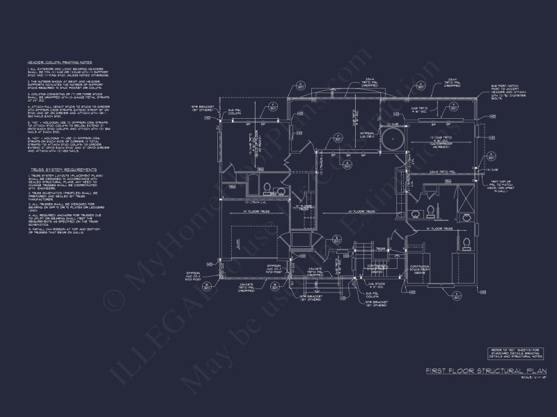 4-Bedroom Coastal house Plan with 2 Floors and Open Design