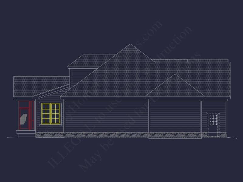 4-Bedroom Southern house Plan with Open Floor Designs