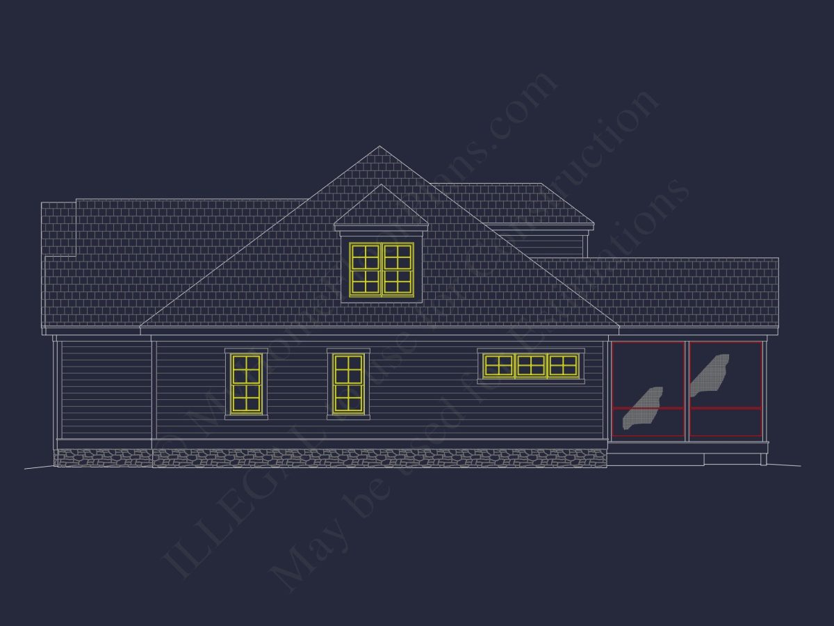 4-Bedroom Southern house Plan with Open Floor Designs