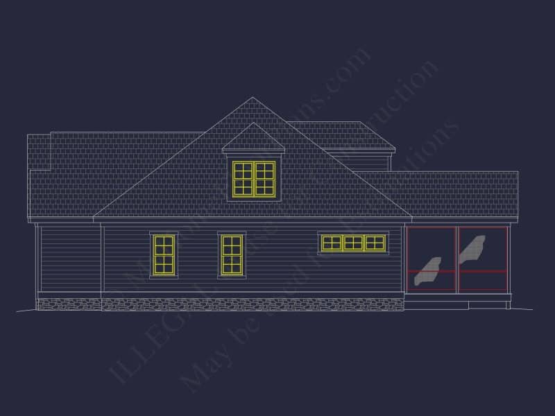 4-Bedroom Southern house Plan with Open Floor Designs