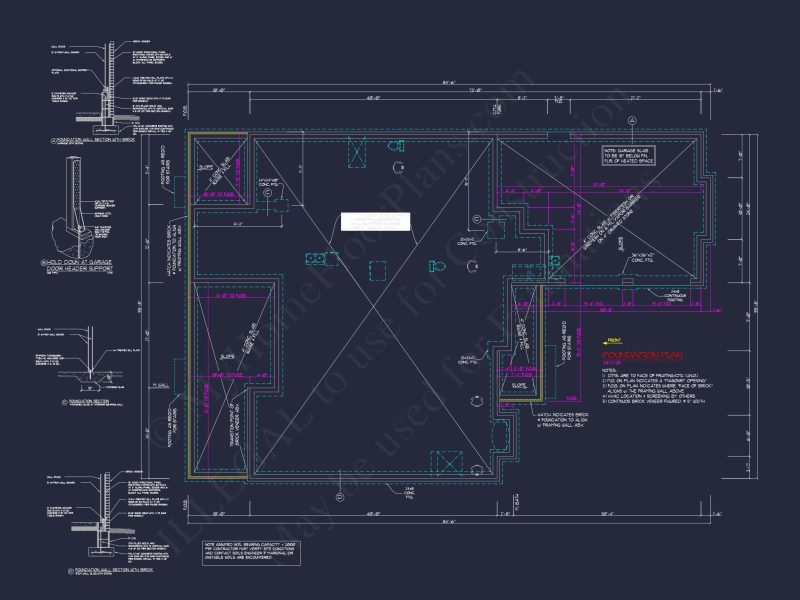 "4-bedroom Craftsman house floor plan blueprint"