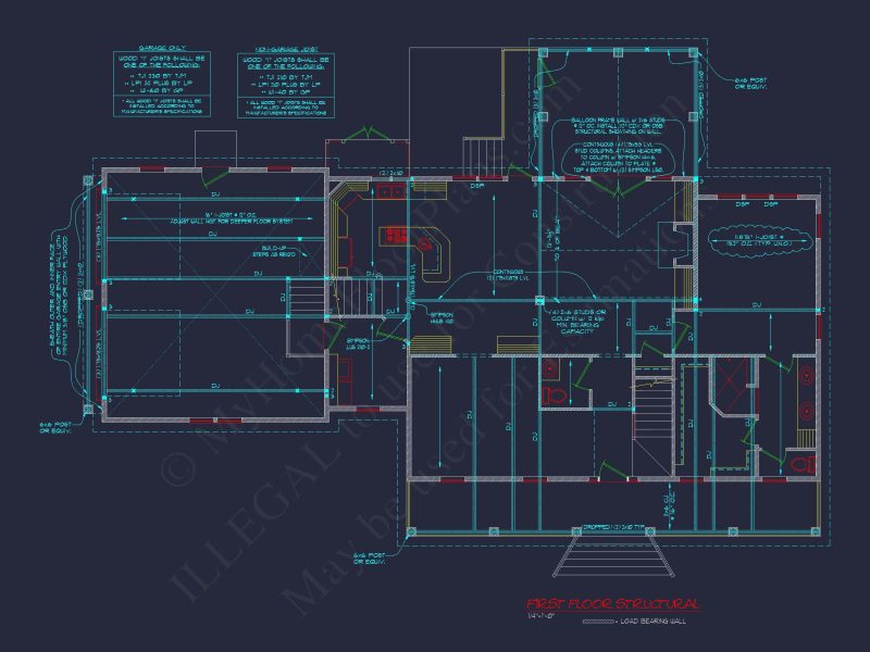 78'-Wide Cape Cod Floor Plan with Great Room and 2 Garage Bays