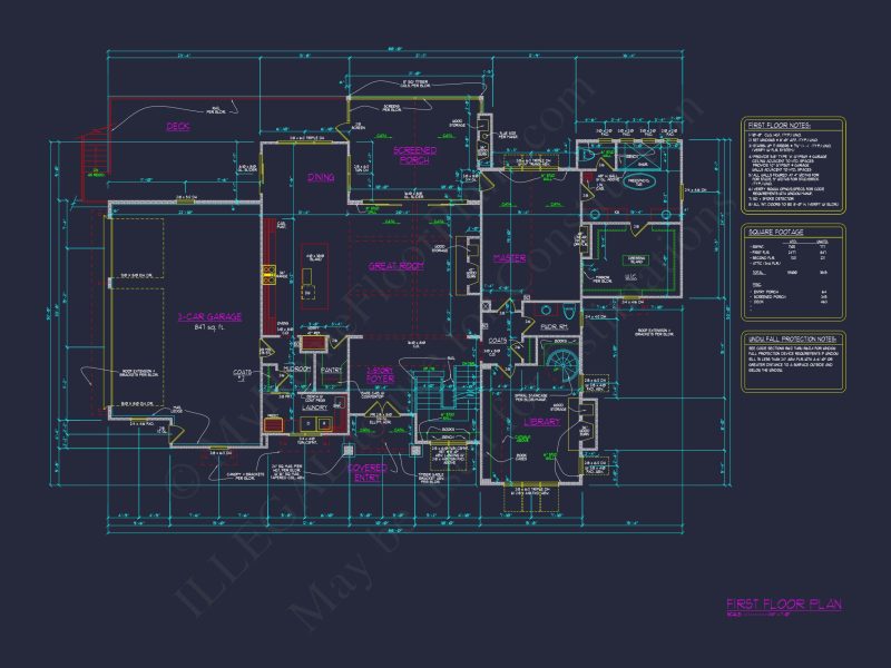 A Luxurious 5, 500 Sq. Ft. Tudor-Style house Plan with Detailed CAD Blueprints