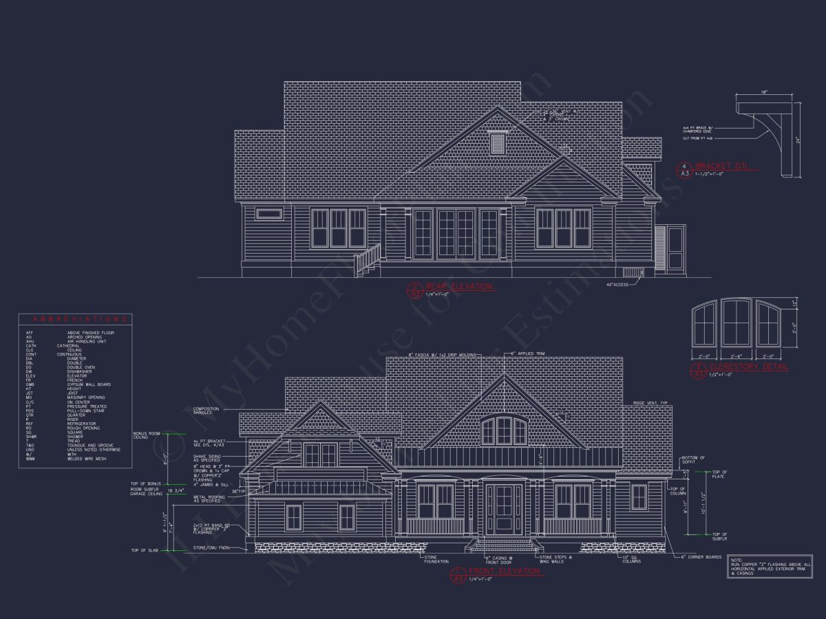 A Modern 1-Story house Plan with Detailed Designs & CAD