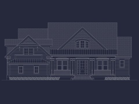 A Modern 1-Story house Plan with Detailed Designs & CAD