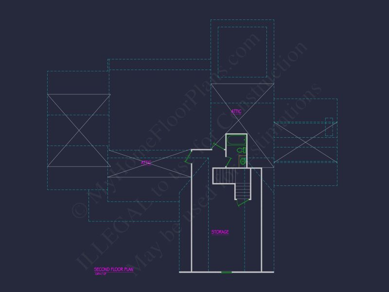 Affordable house Plan with 1.5 Floors and Spacious CAD Designs