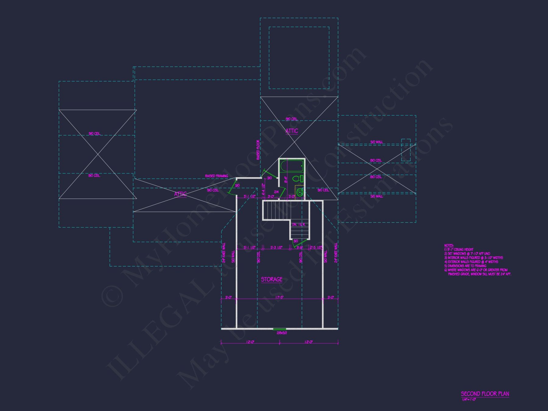 Affordable house Plan with 1.5 Floors and Spacious CAD Designs