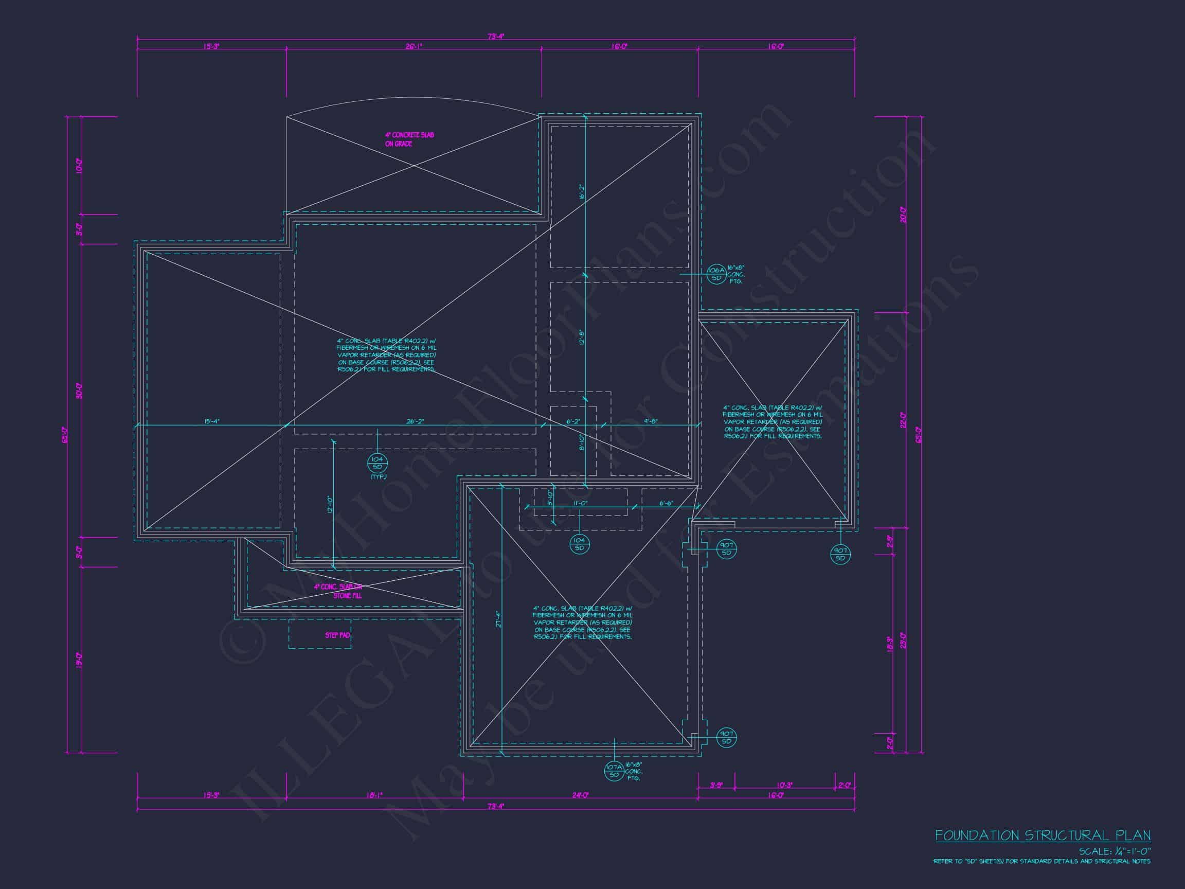 Affordable house Plan with 1.5 Floors and Spacious CAD Designs