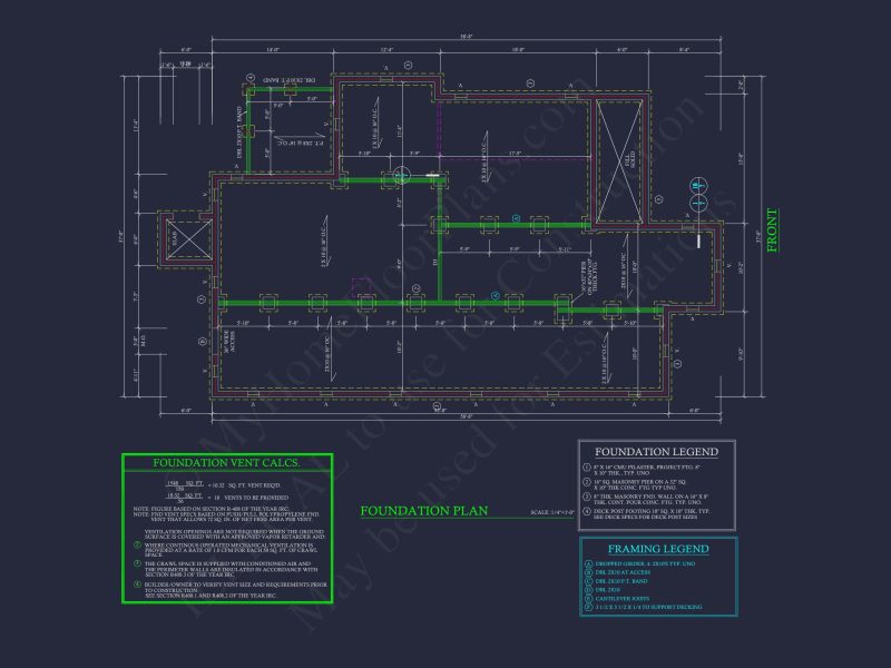 Affordable Ranch house Floor Plan with 6 Bedrooms and CAD Designs