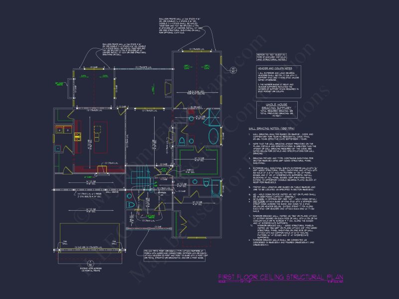 Architectural CAD house Blueprint Plan for a Modern Design