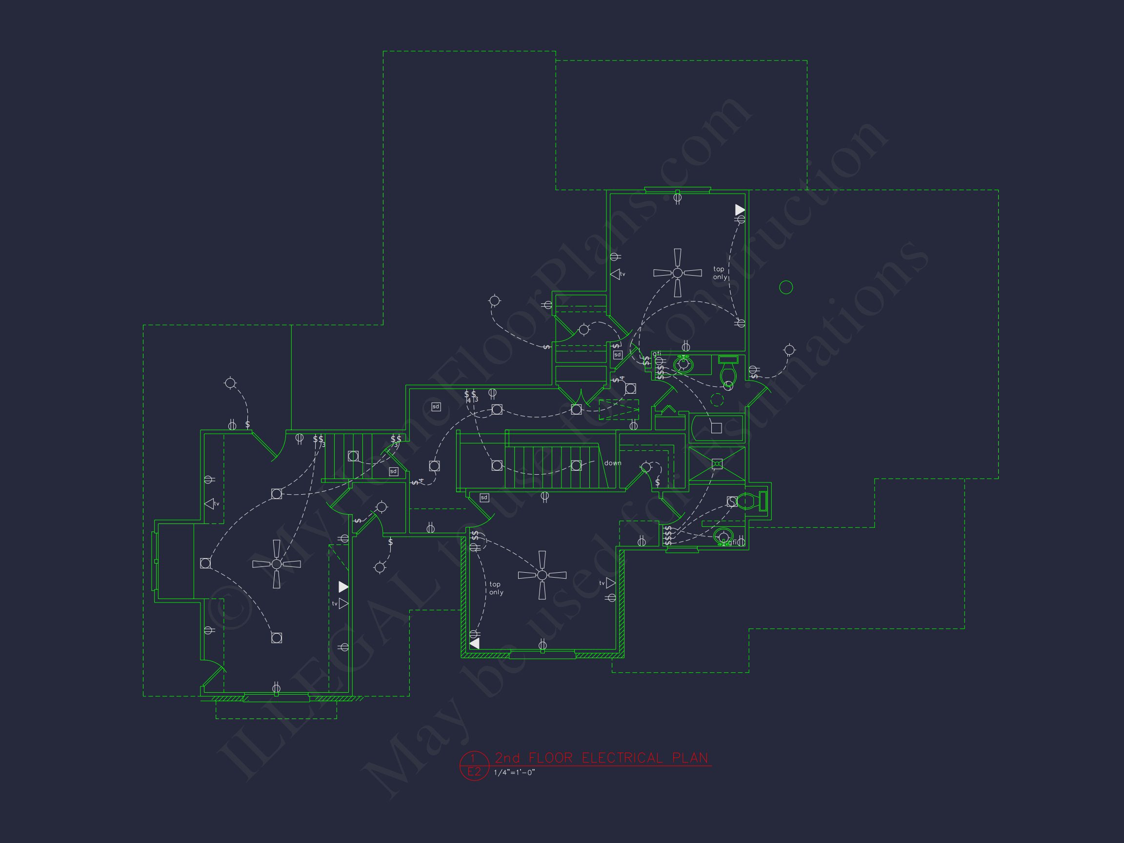 Architectural Floor Plan Design with CAD