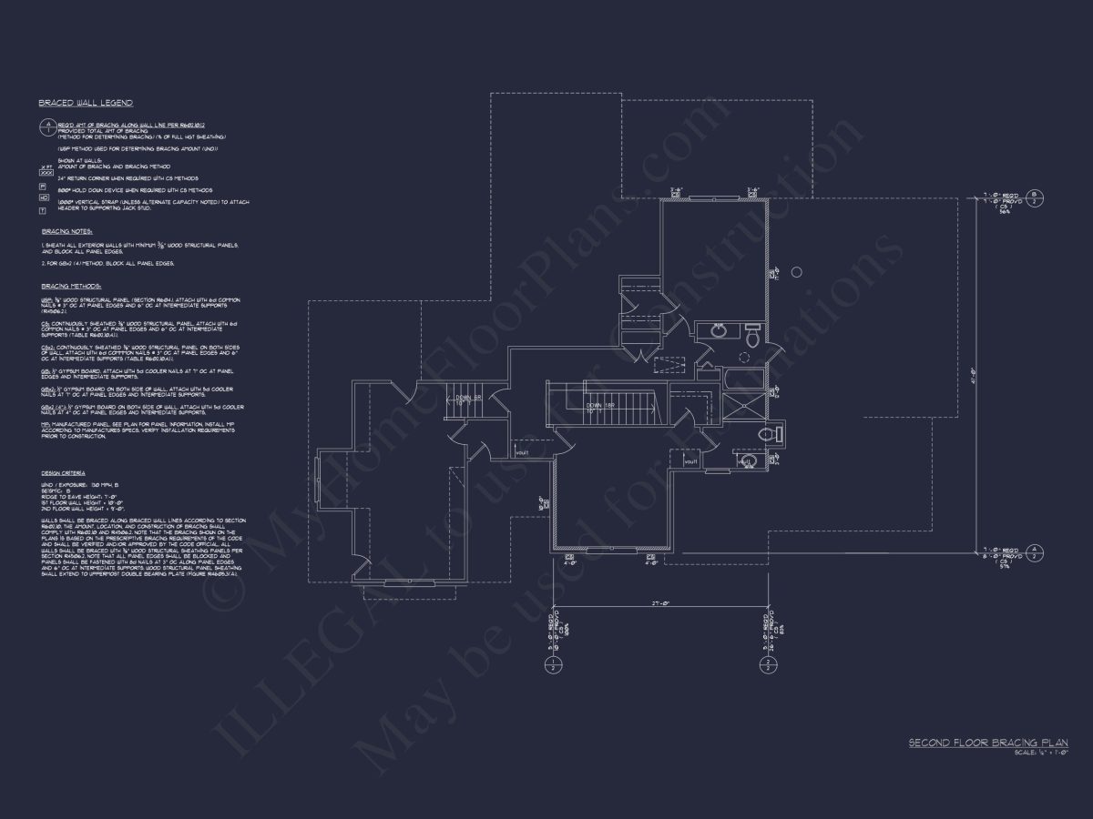 2-Story house Blueprint