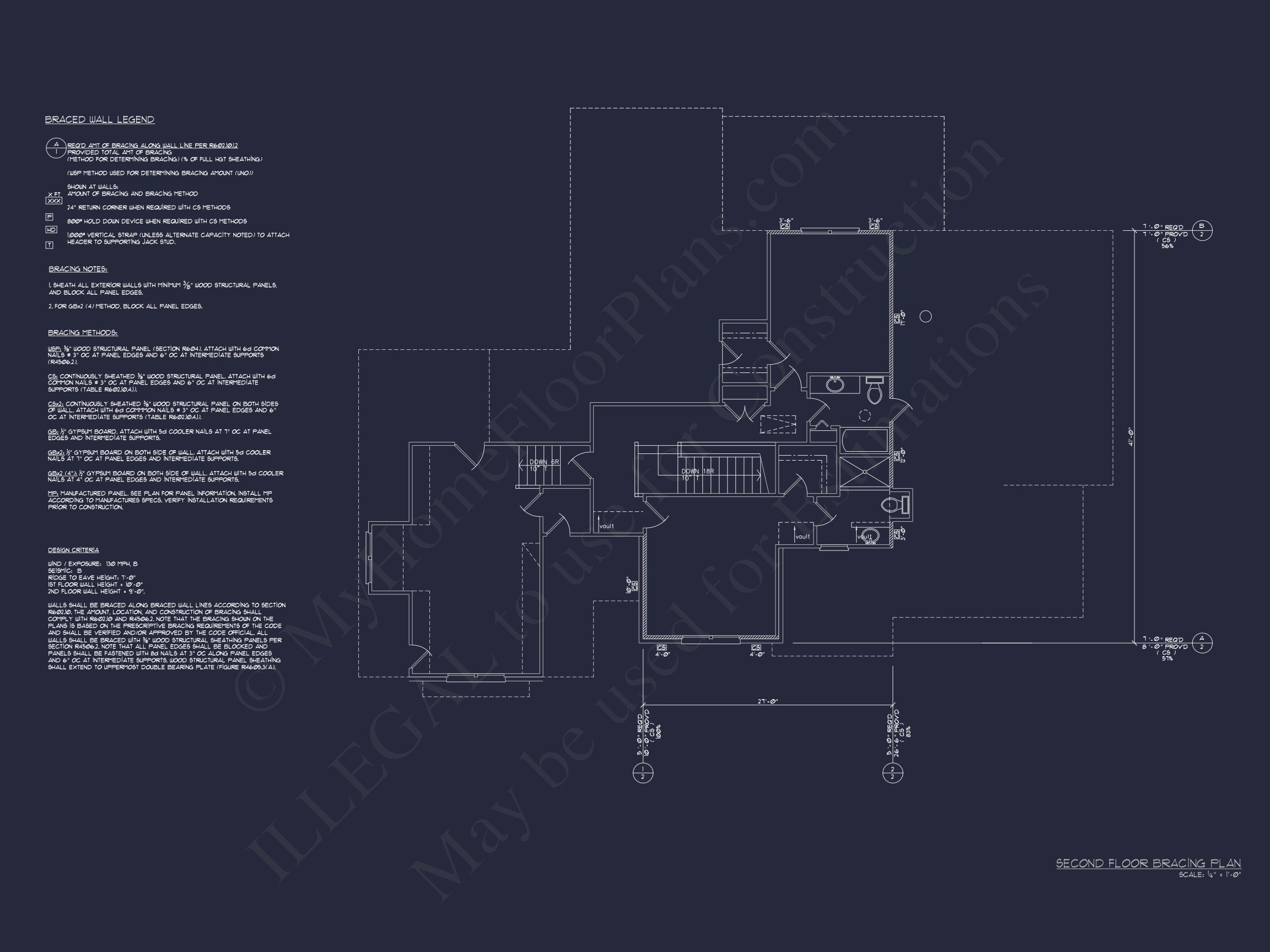 2-Story house Blueprint