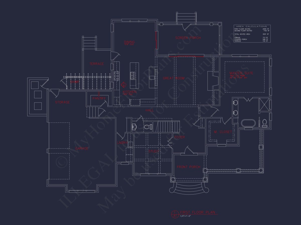 2-Story house Blueprint