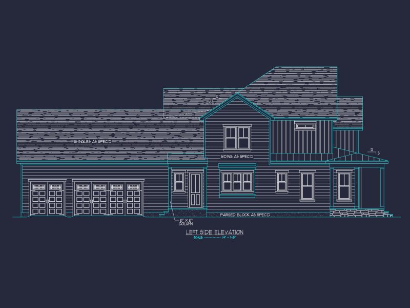 Architectural house Floor Plan