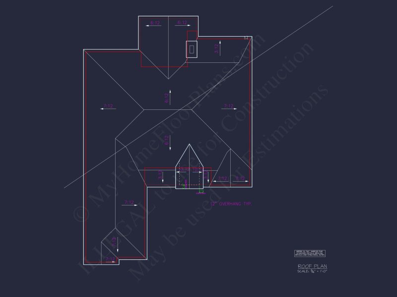 Architectural house Floor Plan with CAD Designs and Blueprint