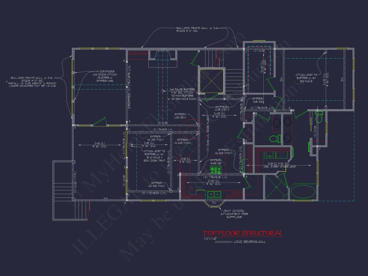 Beach Coastal house Plan with 3 Floors & 4 Bedrooms