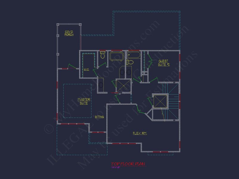 Beach Coastal house Plan with CAD Architecture Designs