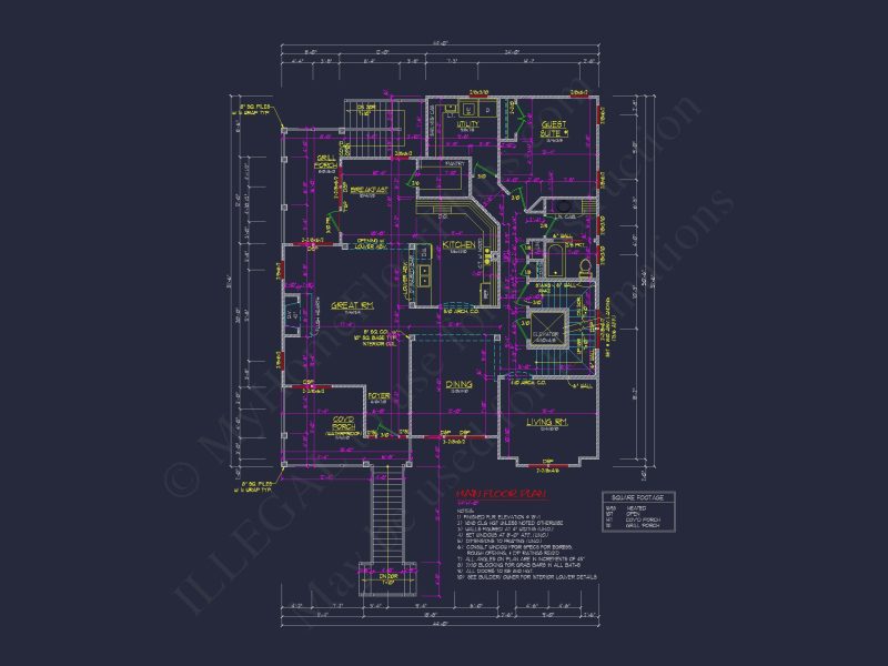 Beach Coastal house Plan with CAD Architecture Designs