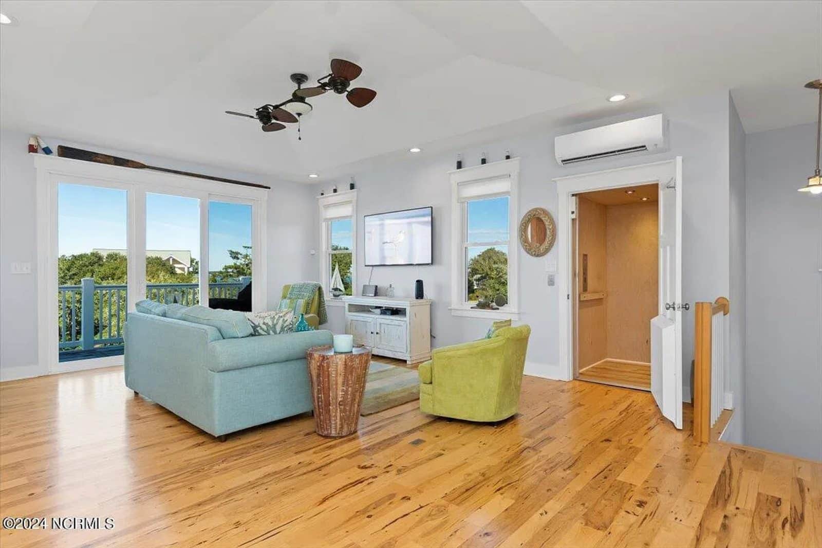 Beach house Architectural Floor Plan with Wrap Around Porch