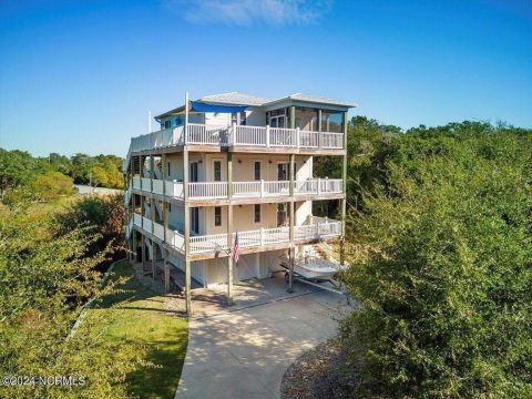Beach house Architectural Floor Plan with Wrap Around Porch