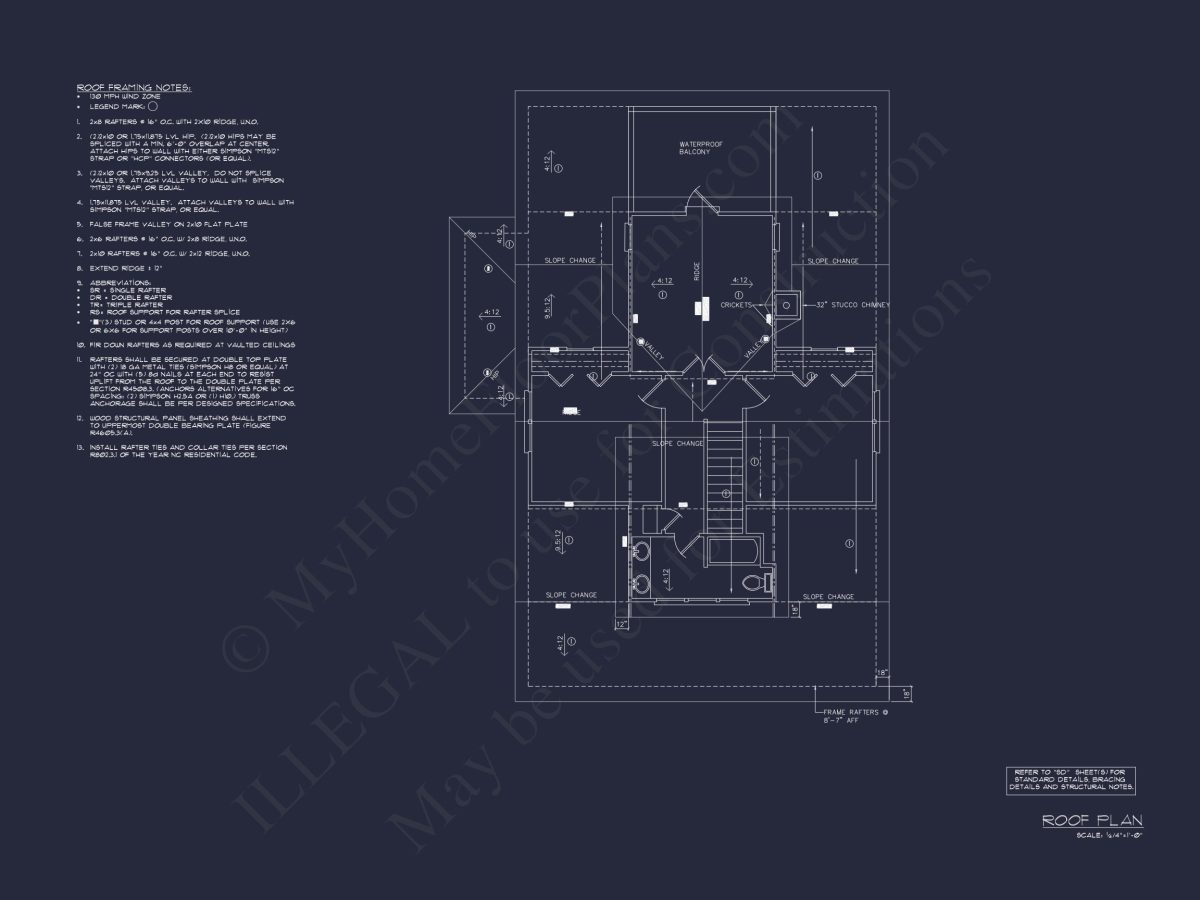 Beach house Blueprint with CAD Designs and Floor Plans