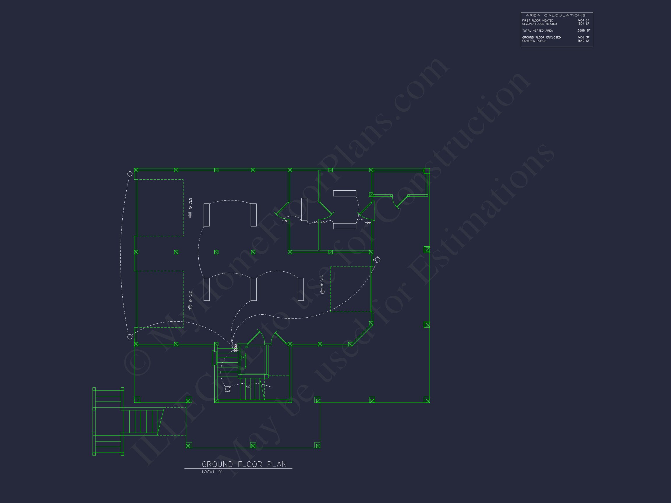 Beach house Floor Plan with CAD Designs & Open Layout Features