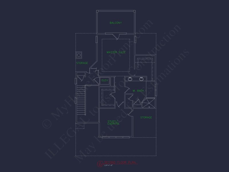 Beach house Floor Plan with Coastal Designs and CAD Blueprint