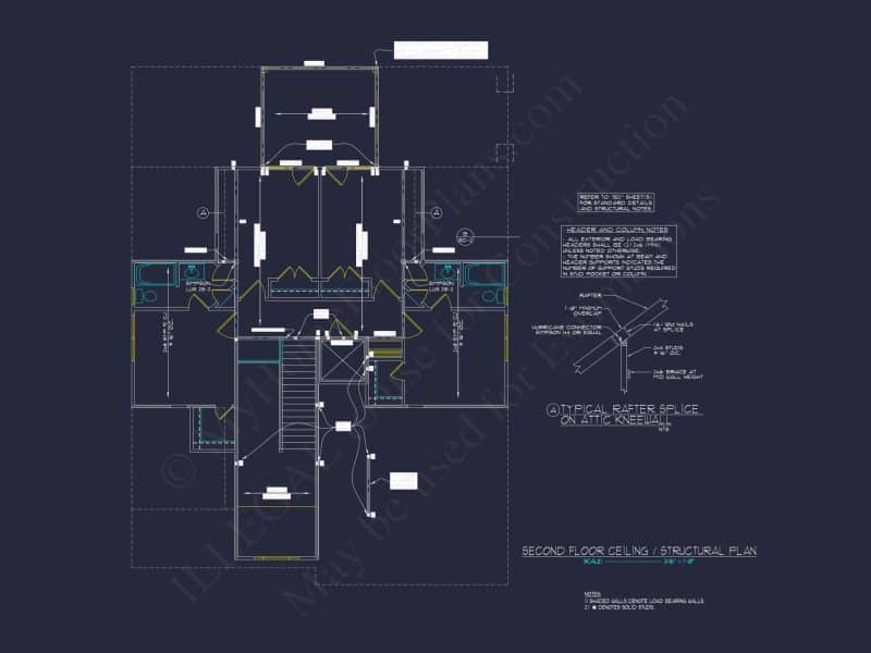 Beach house Plan: Architectural CAD Floor Plans & Designs