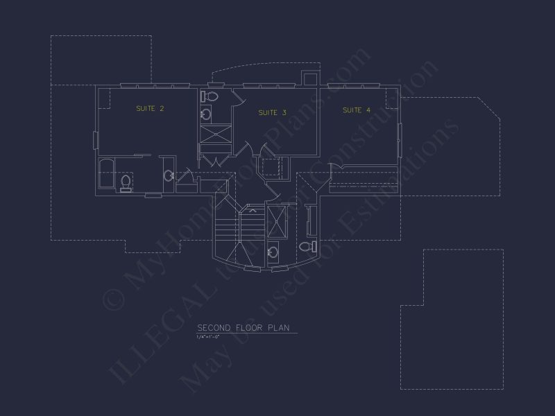 Beach house Plan With 4 Bedrooms, Open Floor Plan & Cart Garage