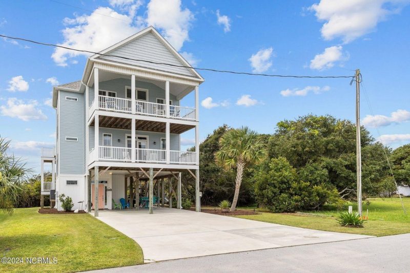 Beach house Plan with 3 Floors, Open Floor Plan, and CAD Designs