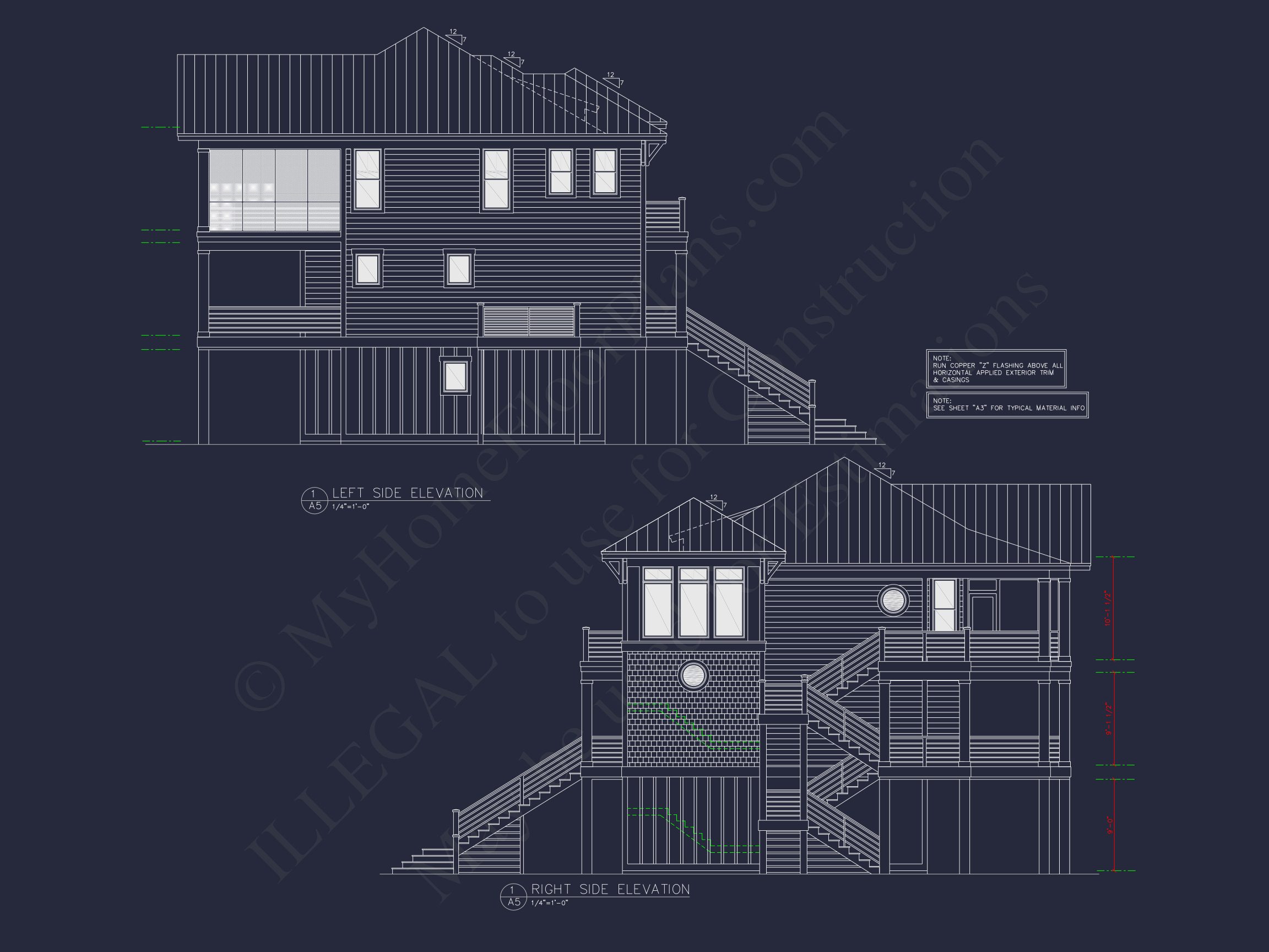 Beach house Plan with 4 Bedrooms,3 Floors,Architectural Designs