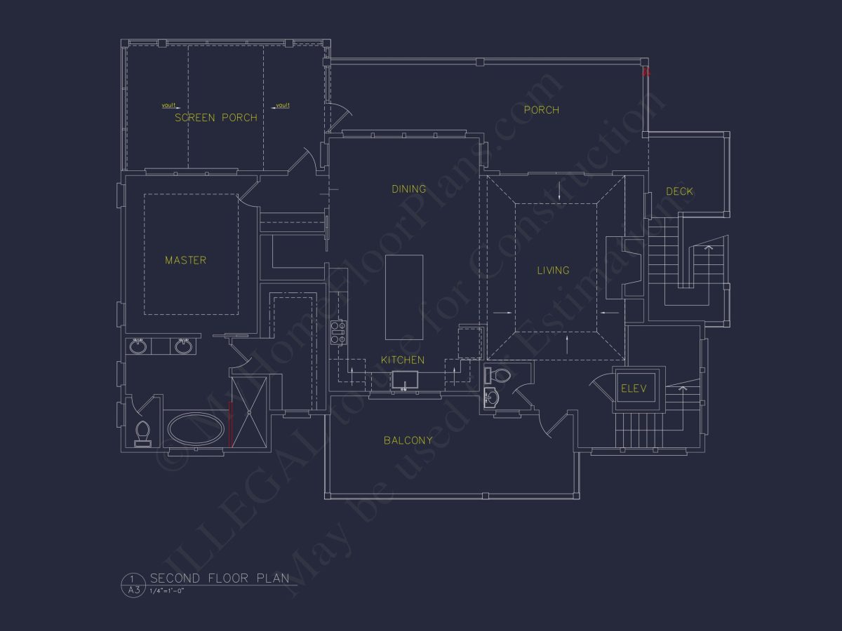 Beach house Plan with 4 Bedrooms, 3 Floors, Architectural Designs