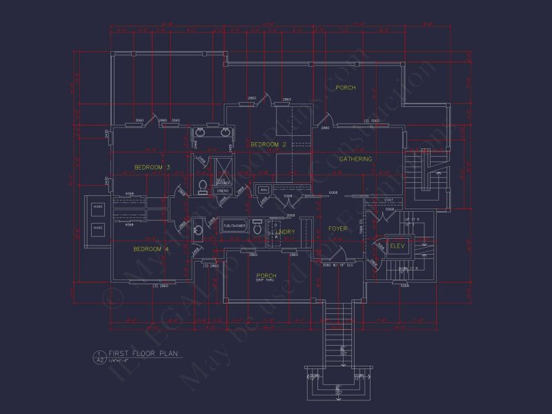 Beach house Plan with 4 Bedrooms, 3 Floors, Architectural Designs