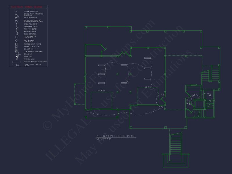 Beach house Plan with 4 Bedrooms, 3 Floors, Architectural Designs