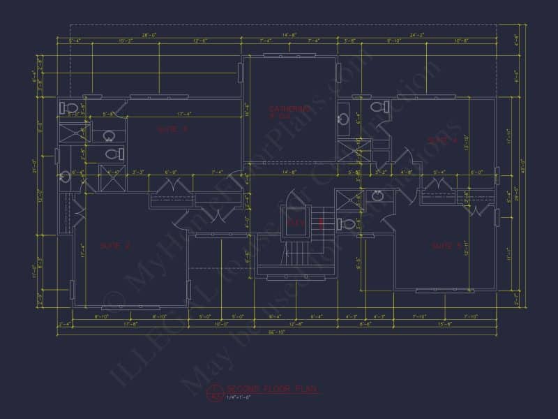 Beach house Plan with CAD Designs and Spacious Layouts