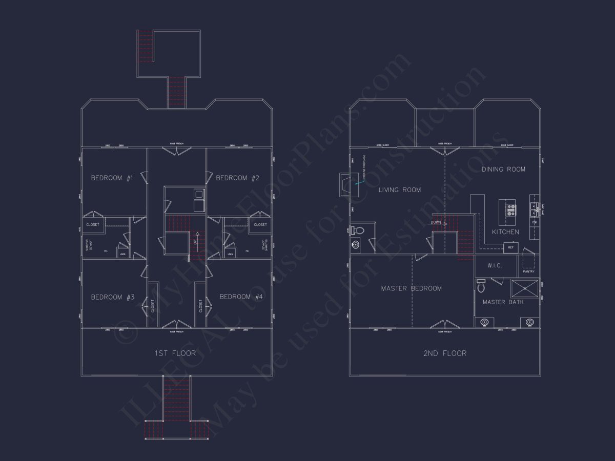 Beach house Plan with Elevator: 4 Bed, 3.5 Bath Coastal Design